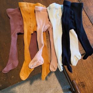 Infant 5-Pack Assorted Girl Tights | 0-12 Mo.